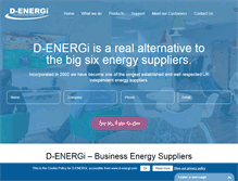 Tablet Screenshot of d-energi.com